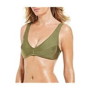 Chelsea & Violet Green Bikini Top Size XS NWT